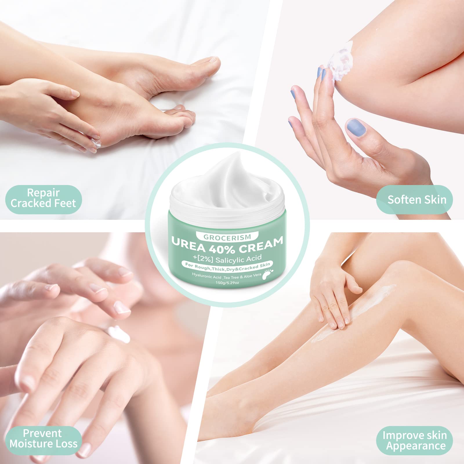 Grocerism formula labeled dermatologist-tested for safety.