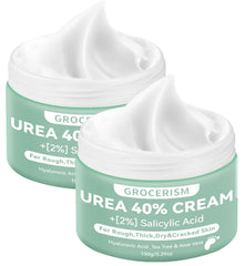 Grocerism Urea Cream 40% + 2% Salicylic Acid pack viewed front for deep moisturization.