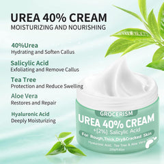 Grocerism Urea Cream with Tea Tree soothes irritated skin