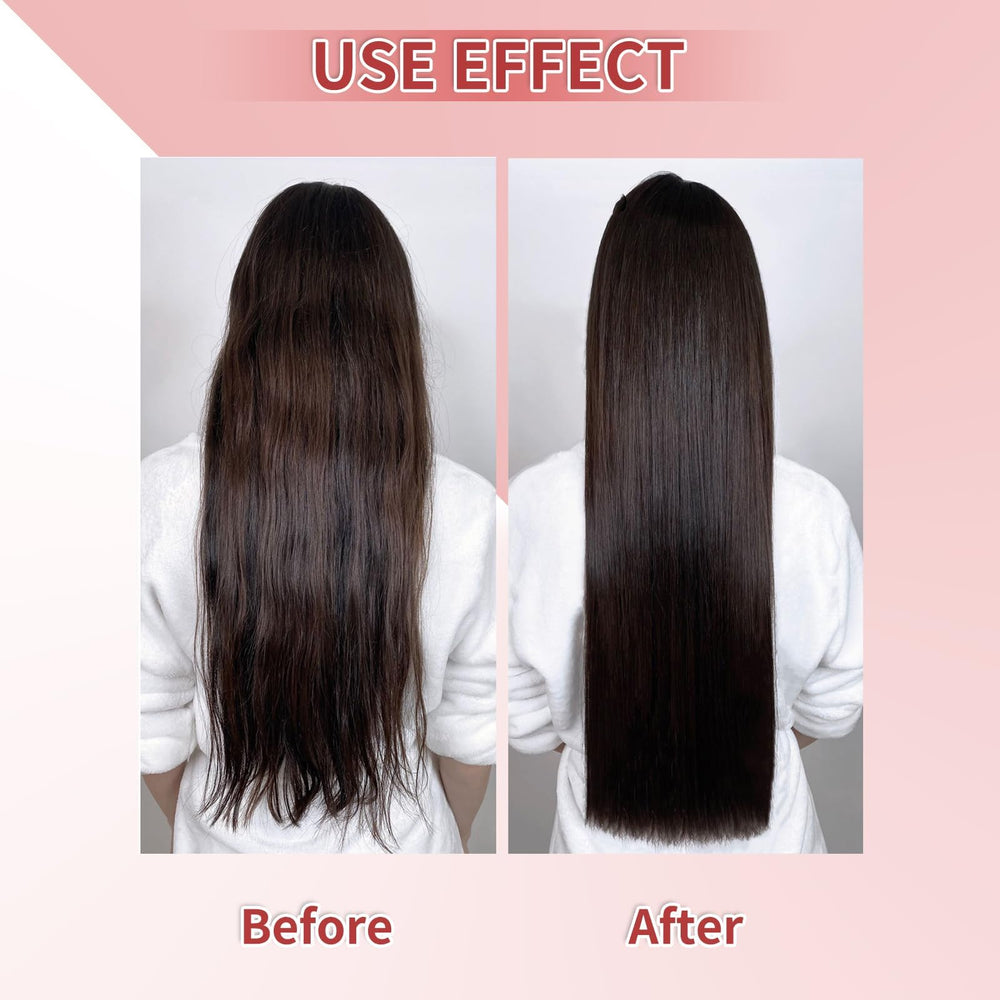 GROEI Biotin complex closeup suggests fullness potential for finer hair.