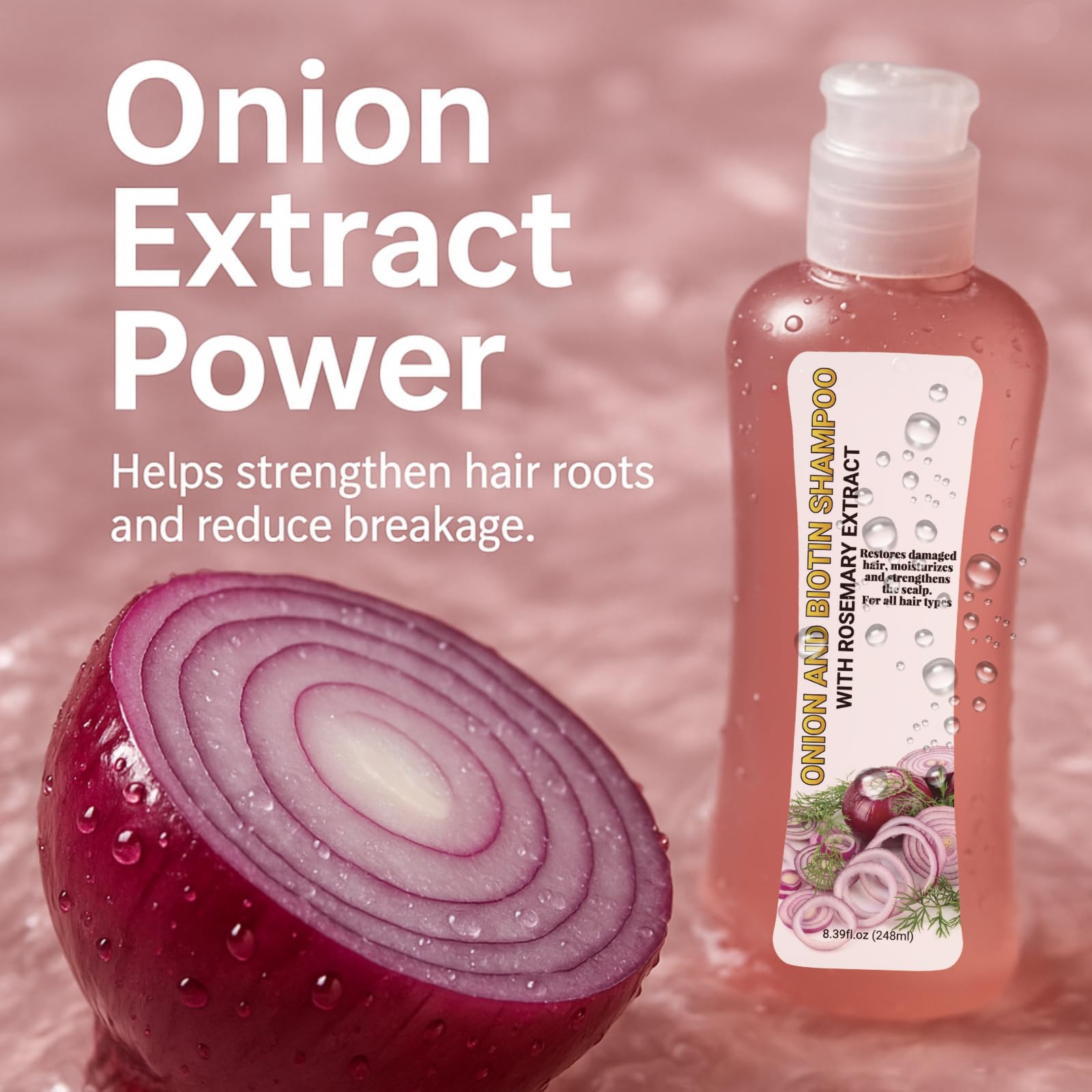 GROEI citric-acid texture balance shot shows smoother hair texture.