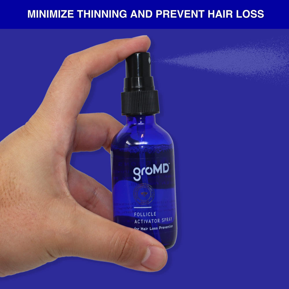 GroMD cruelty-free logo indicating ethical hair care choice by GroMD.