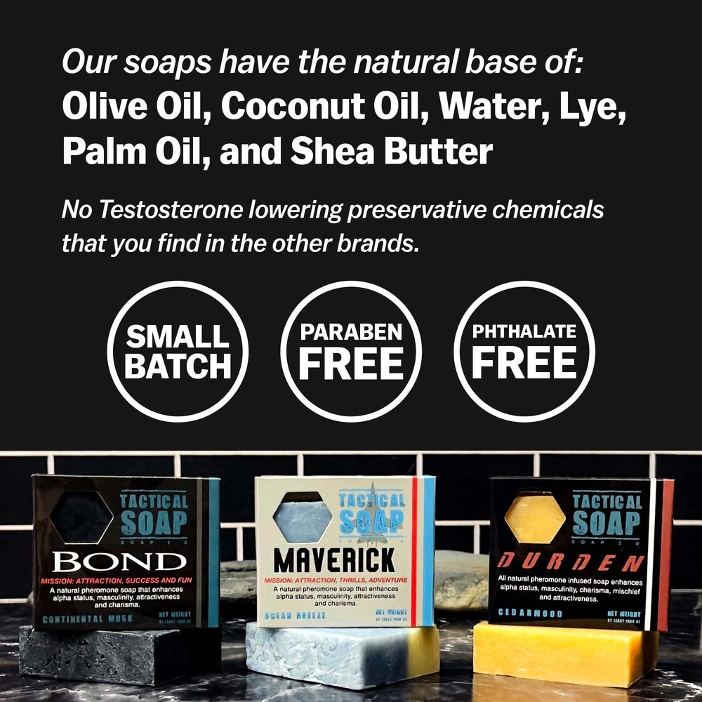 Grondyke Tactical Soap Bond bar signals heroic confidence and daily appeal.