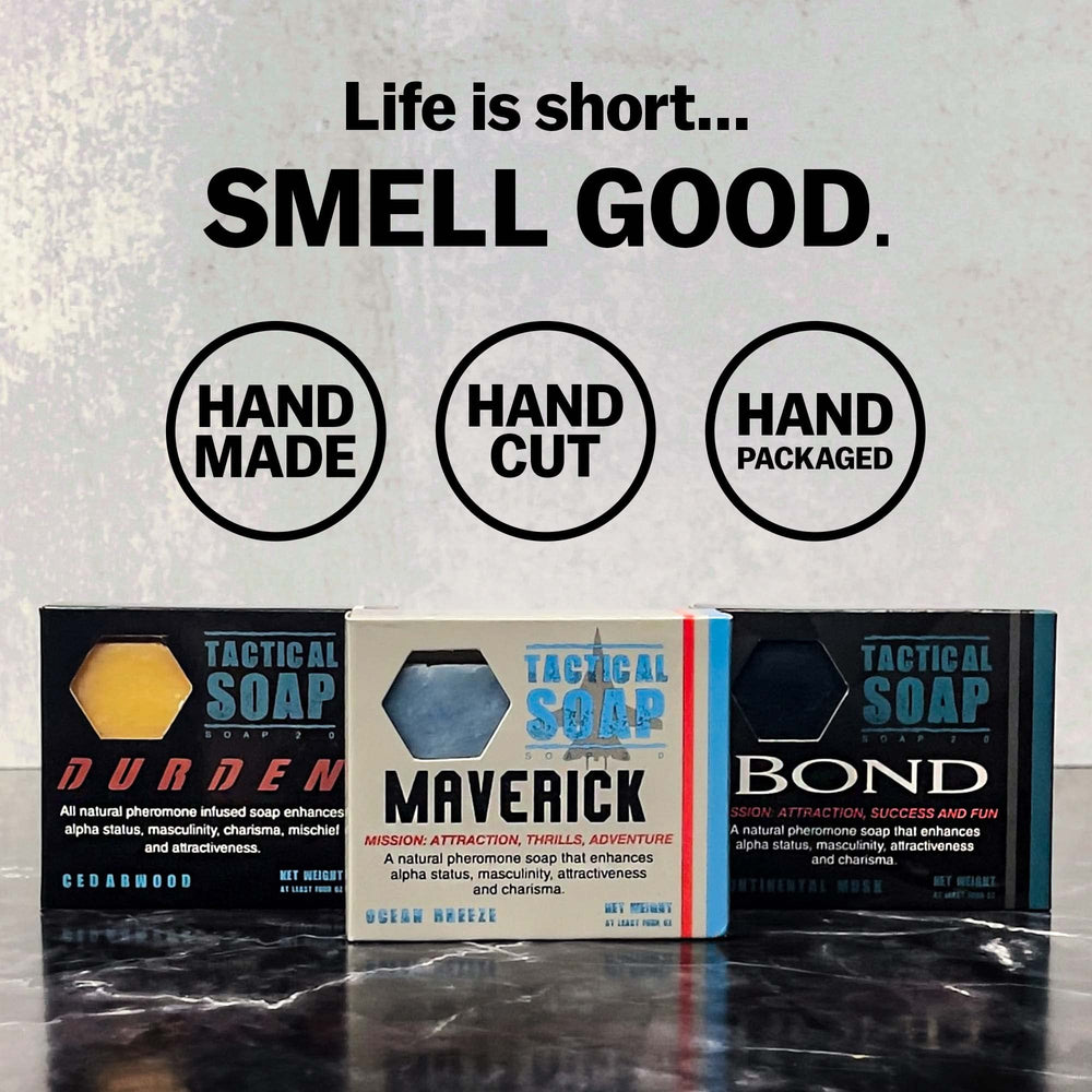 Grondyke Tactical Soap Maverick bar for adventurous, playful grooming moments.