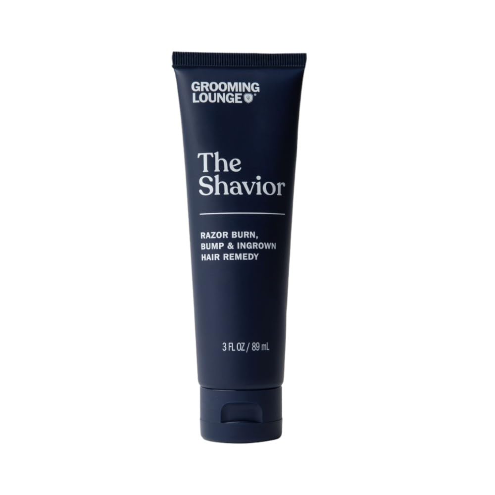 Grooming Lounge Shavior Post Shave Remedy bottle calms irritated skin after shaving