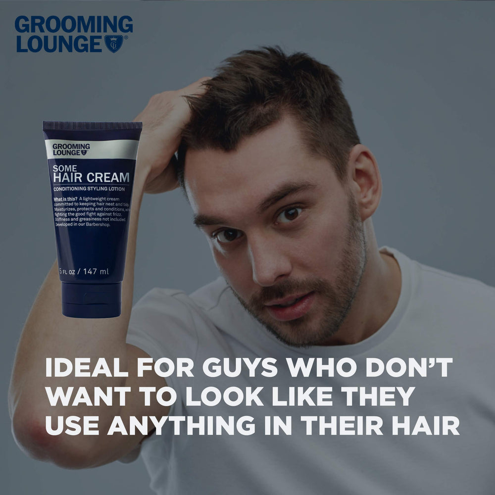 Grooming Lounge Some Hair Cream lightweight formula for a grease-free finish.