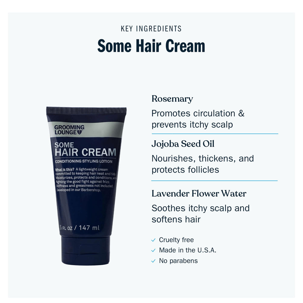 Grooming Lounge Some Hair Cream ideal for daily use and neat hair.