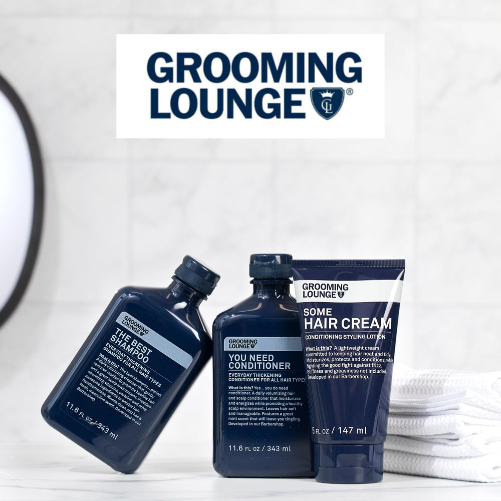 Grooming Lounge Some Hair Cream in a casual daily grooming setup.
