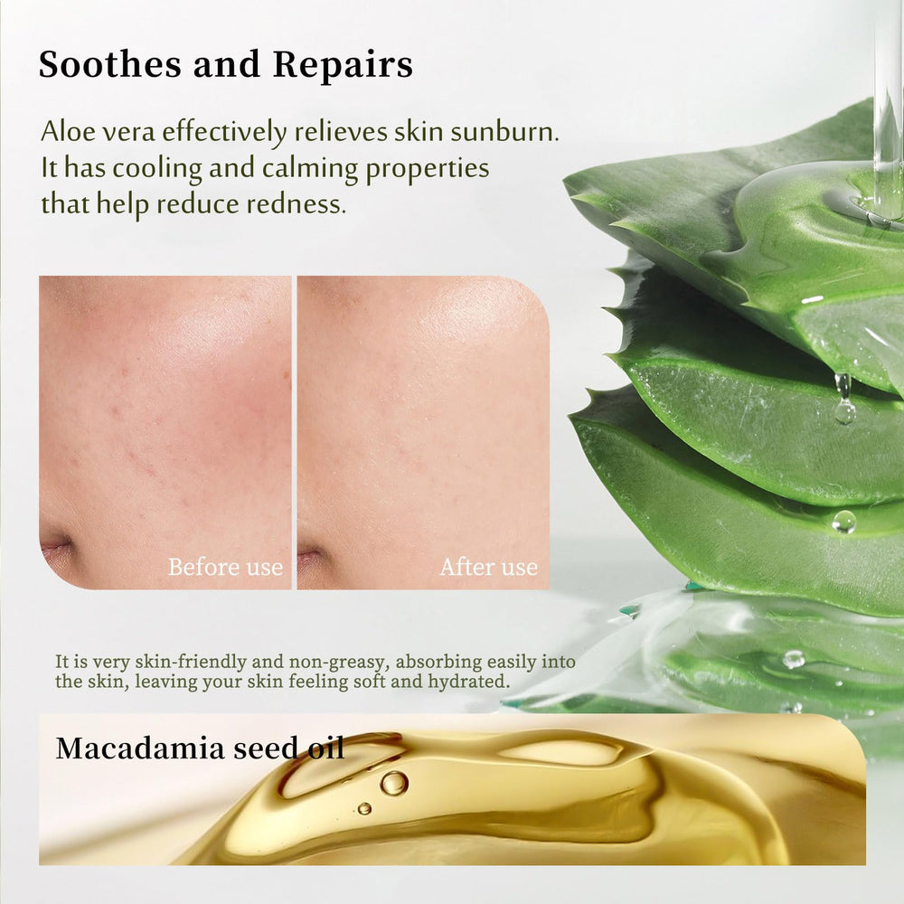 Grospe gel stick cooling effect on sun-exposed skin helps calm redness