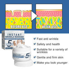Grospe cream being massaged upward to firm the skin