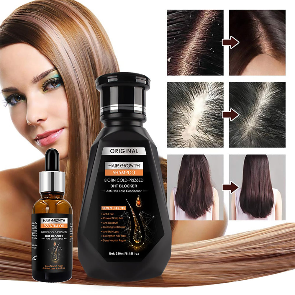 Grospe Hair Care Set Packaging Box shows ready-to-use duo