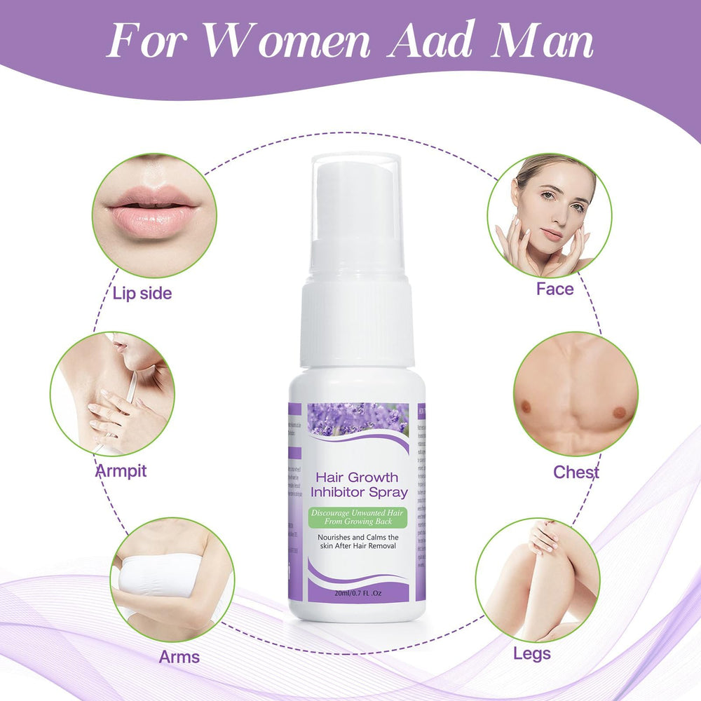 Close-up of Grospe ingredients including lavender and hyaluronic acid.