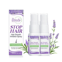 Grospe Hair Inhibitor Spray lavender bottle 2-pack for post-removal care.