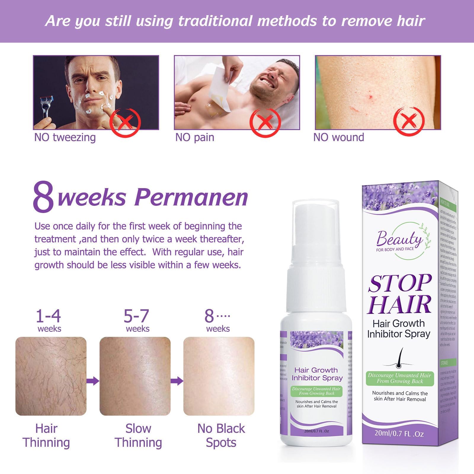 Skin nourished and smooth after Grospe treatment with hyaluronic acid and aloe.