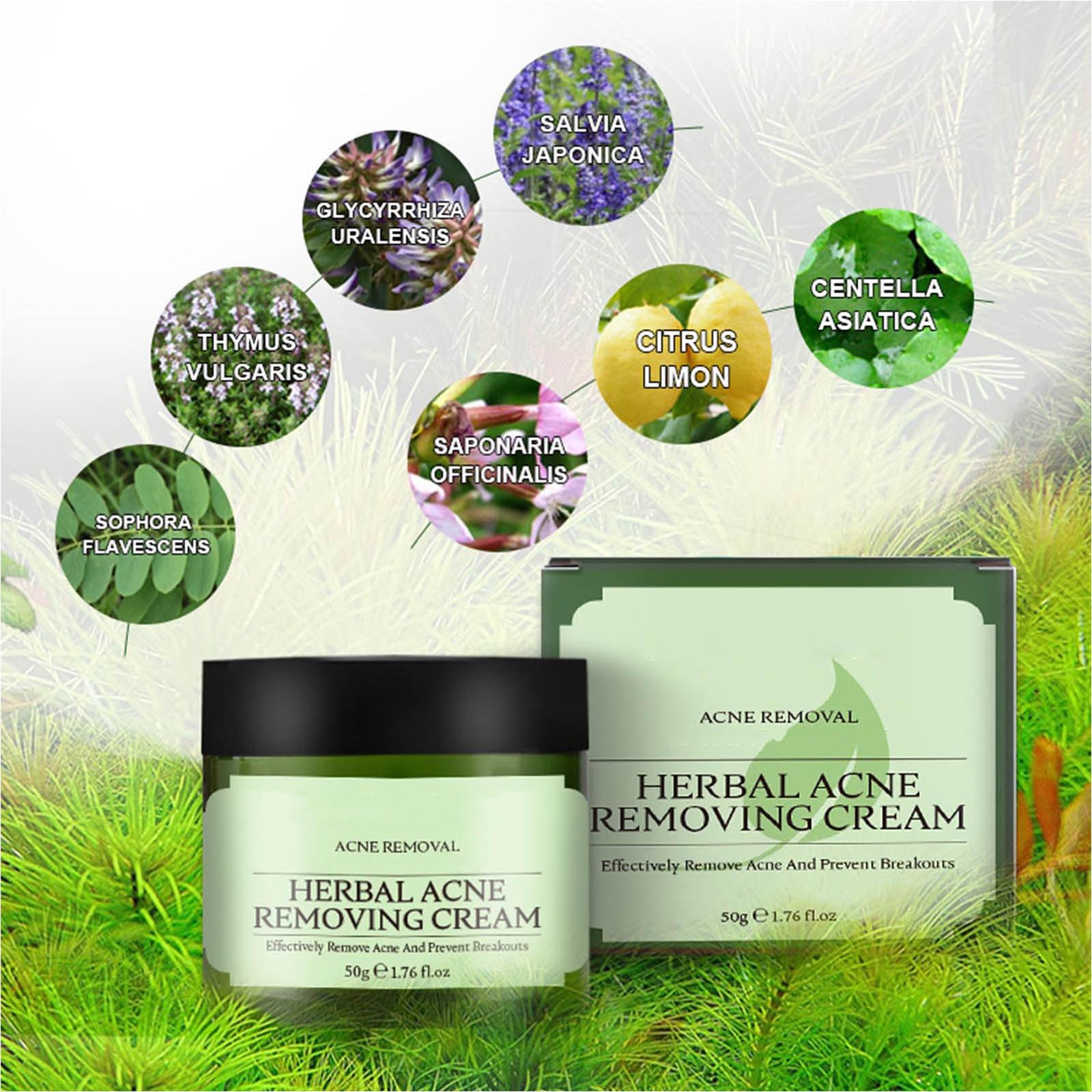 Grospe herbal ingredients closeup highlights natural extracts for soothing, balanced skin