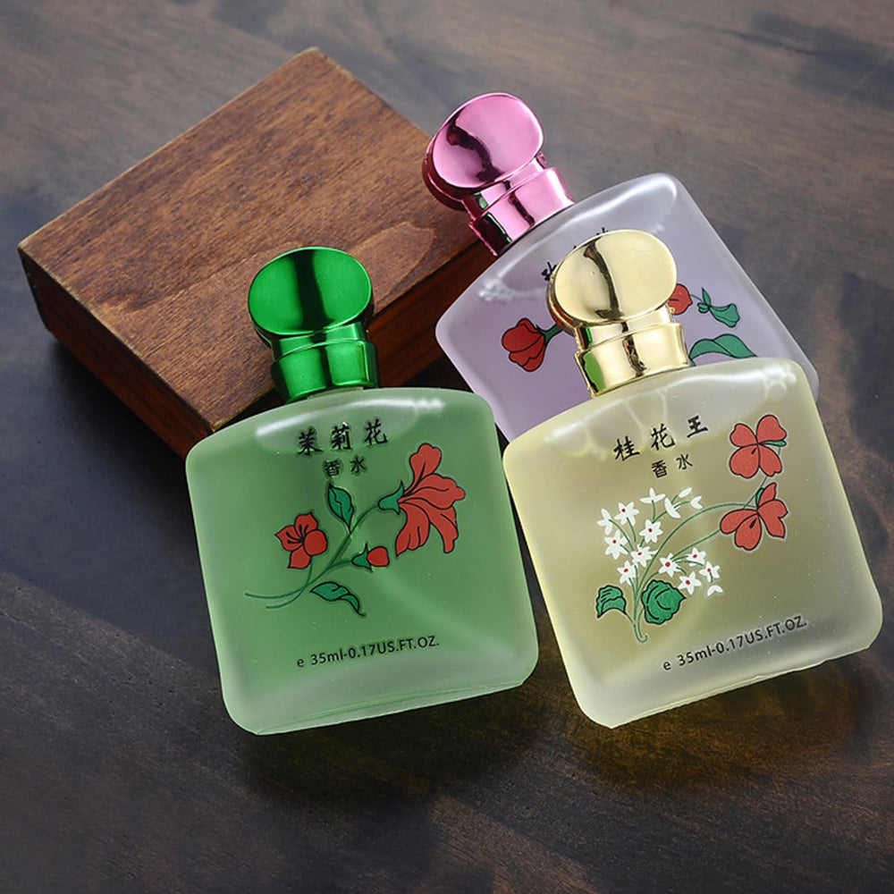 Grospe Jasmine Perfume packaging box makes a gift-ready presentation.