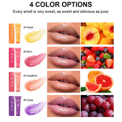 Grospe Lip Glowy Balm grape-tube delivers smooth lips with light tint.