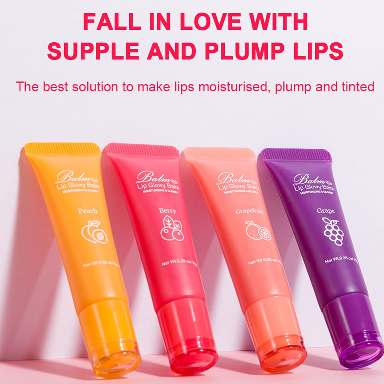 Grospe Lip Glowy Balm grapefruit tube adds moisture with a fresh tint.