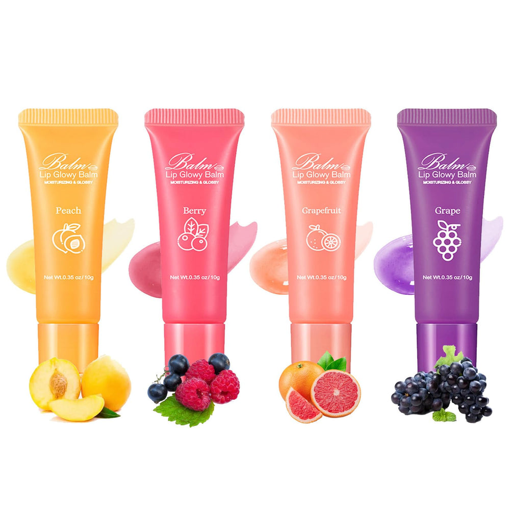 Grospe Lip Glowy Balm peach tube for hydrated, subtle lip color.