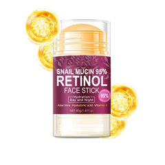 Grospe Retinol Face Stick application close-up for smooth, hydrated skin.