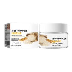 Grospe Rice Cream Face jar closeup reveals a silky texture for daily hydration.