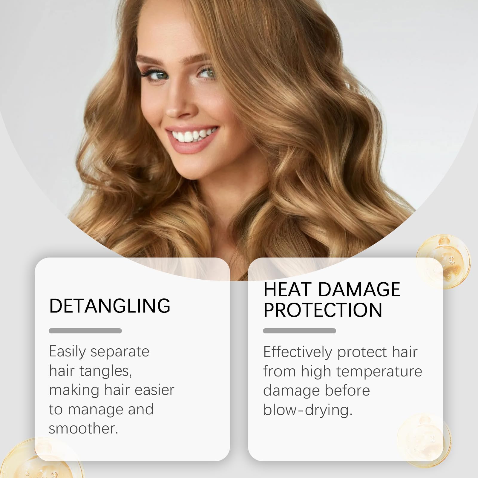 Grospe texture-enhancement-hair close-up reveals softer, shinier texture.