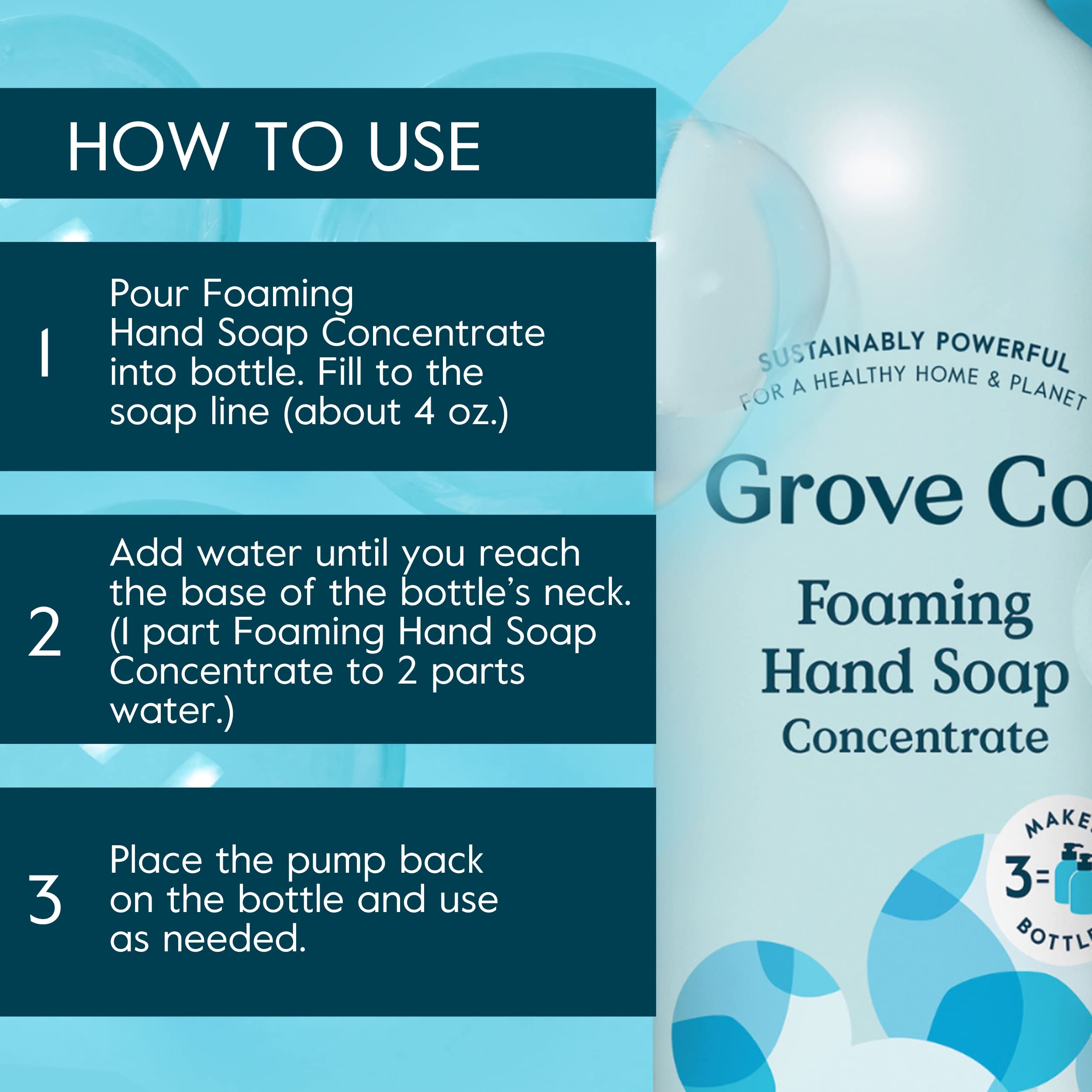 Grove Co. recyclable aluminum packaging reduces plastic waste.