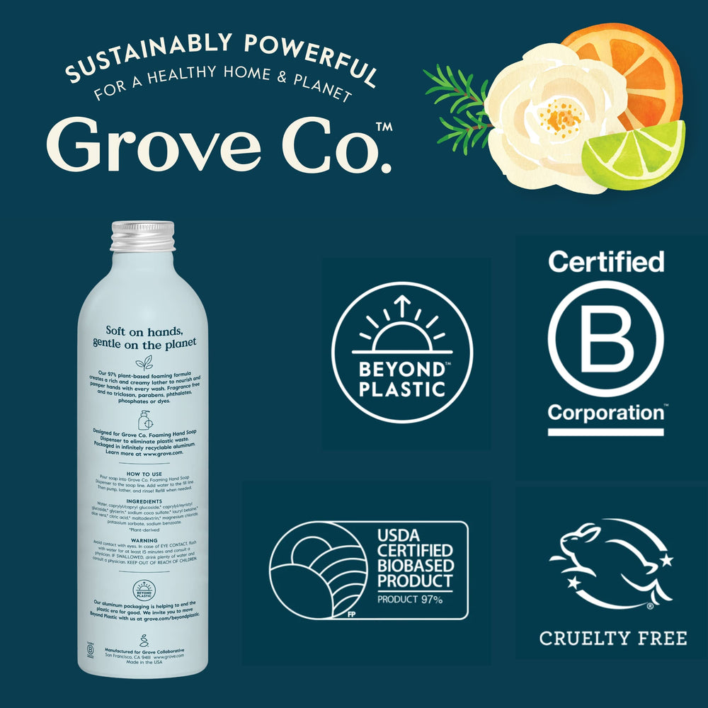 Grove Co. kraft paper box packaging suitable for eco-friendly gifting.