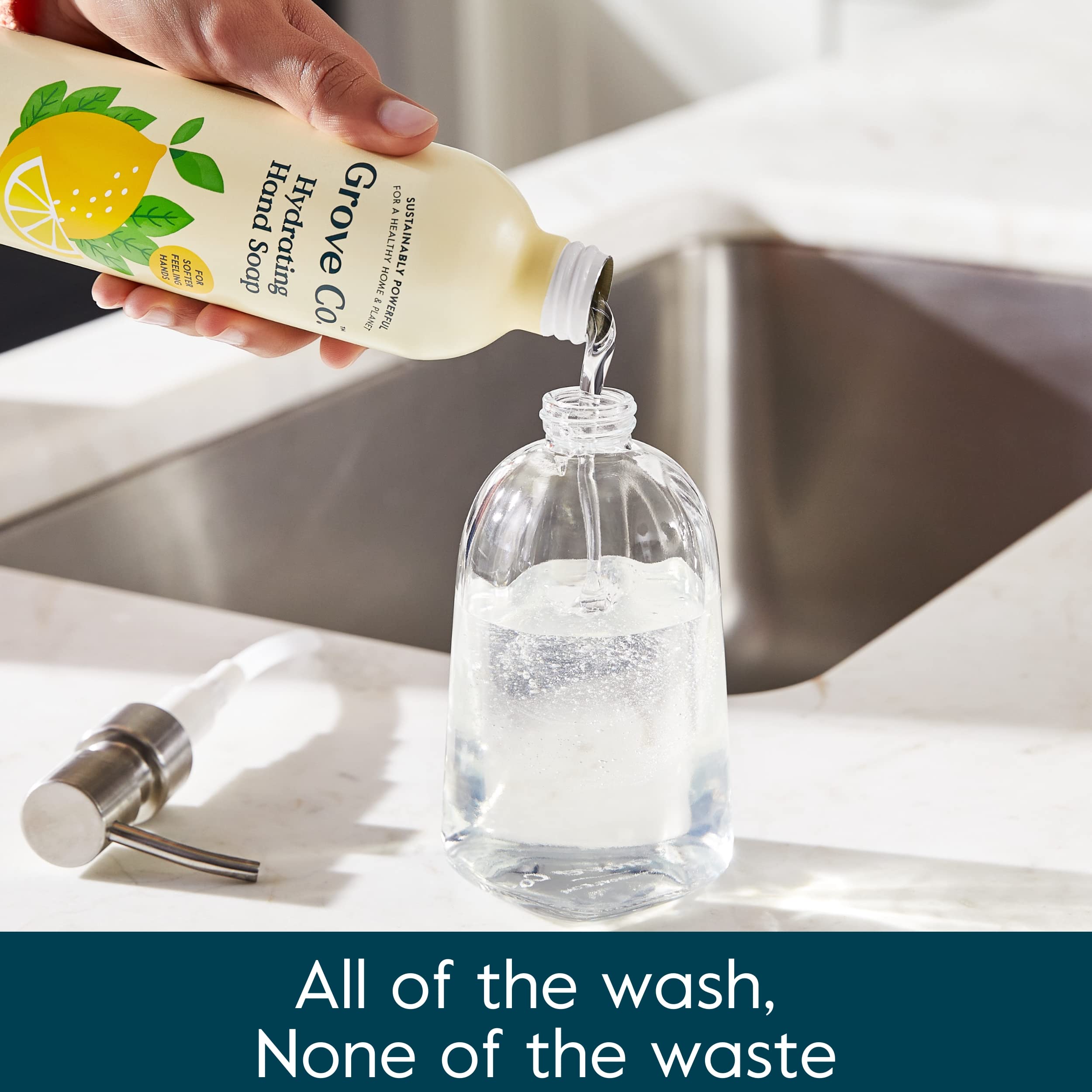Grove Co. Lemon-Eucalyptus fragrance note for a refreshing wash