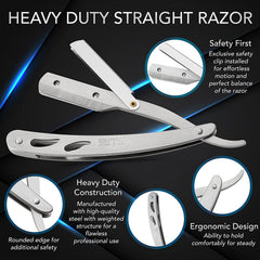 Grow Alpha Beard 50 blades neatly wrapped for easy replacement