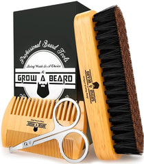 Grow Alpha Beard pocket brush for on-the-go grooming