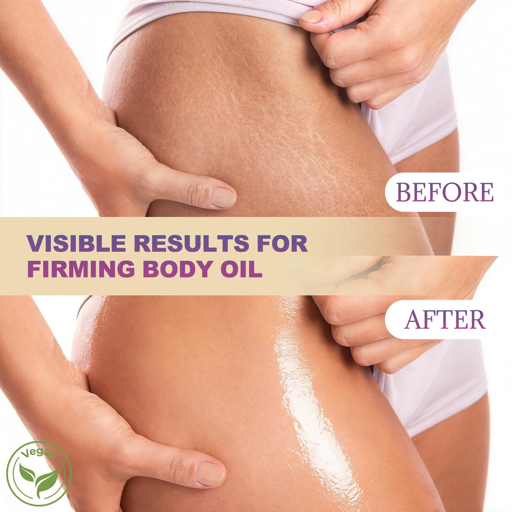 GROW DATE Body Firming Oil silky texture ready for quick absorption