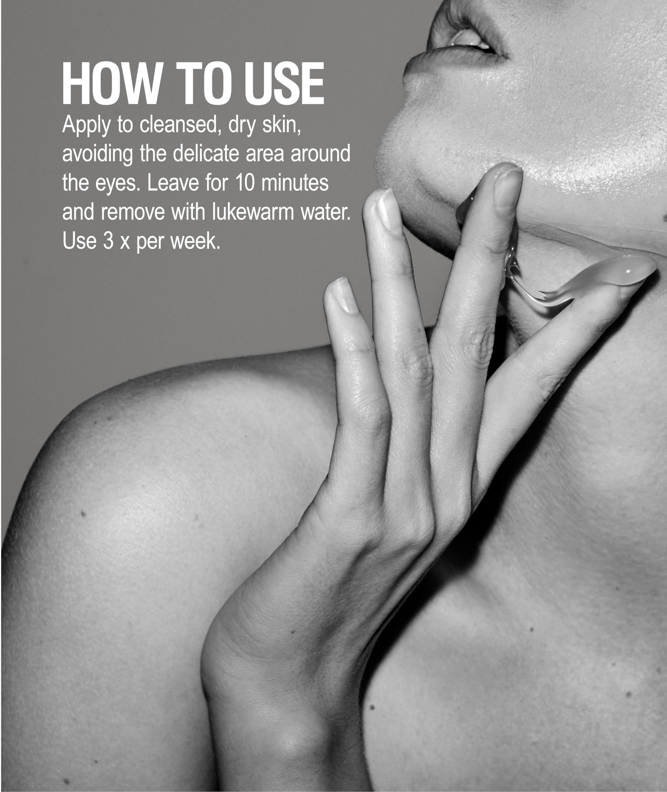 Grown Alchemist Enzyme Exfoliant application spread suggests even-toned skin