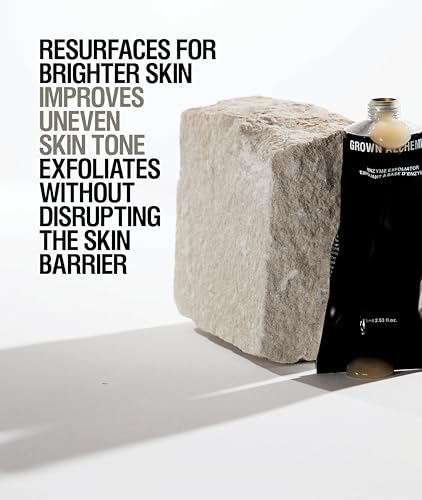 Grown Alchemist Enzyme Exfoliant ingredients amino complex shown for healthy glow