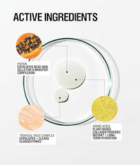 Grown Alchemist Exfoliant texture closeup highlighting papain-based action