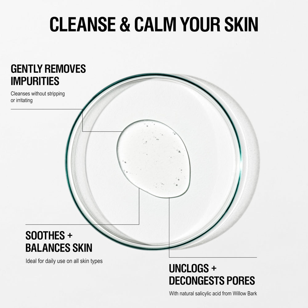 Close-up of the gel texture from Grown Alchemist Gentle Gel Cleanser.