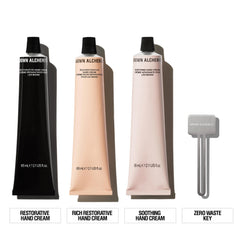Grown Alchemist Rich Restorative Hand Cream provides deep hydration for winter skin