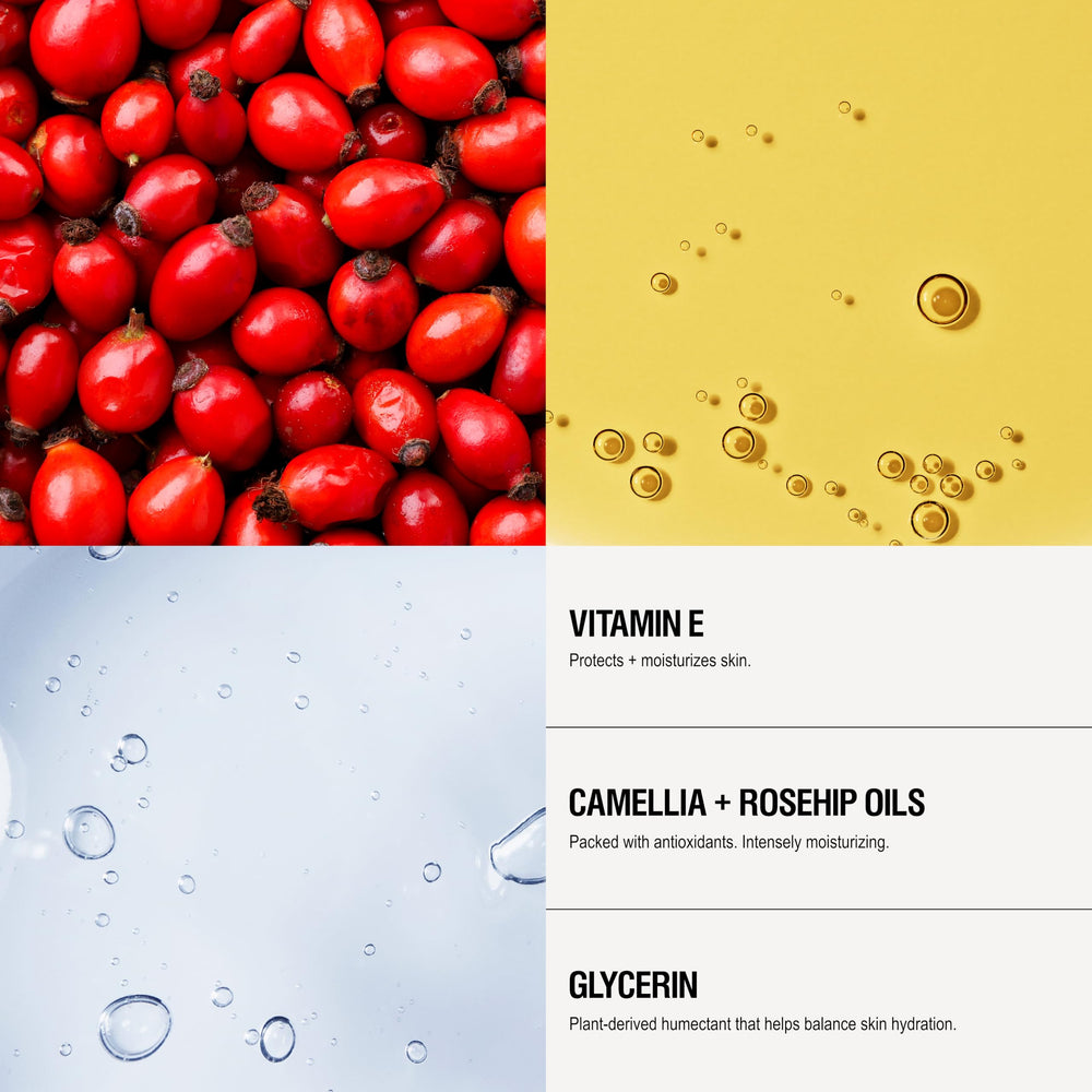 Grown Alchemist Hydra-Restore Day Cream ingredients like Aloe and Vitamin E visible on label.