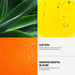 Close-up of aloe-based Invigorate hand wash for skin hydration.