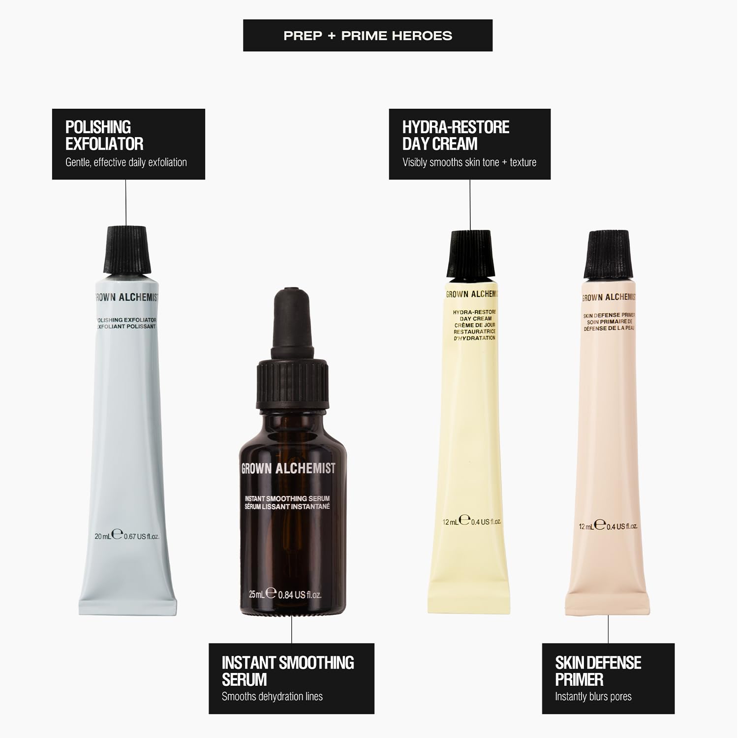 Grown Alchemist Polishing Exfoliator close-up highlighting smoothing and buffing action