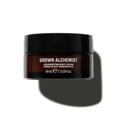 Grown Alchemist Regenerating Night Cream jar close-up for overnight hydration.