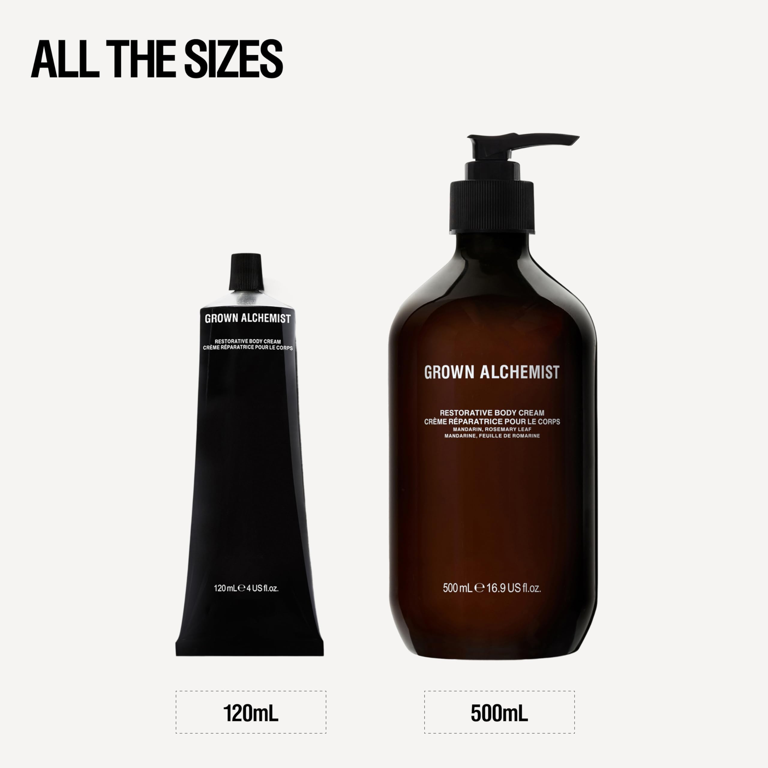 Grown Alchemist Restorative Body Cream on dry skin demonstrating hydration