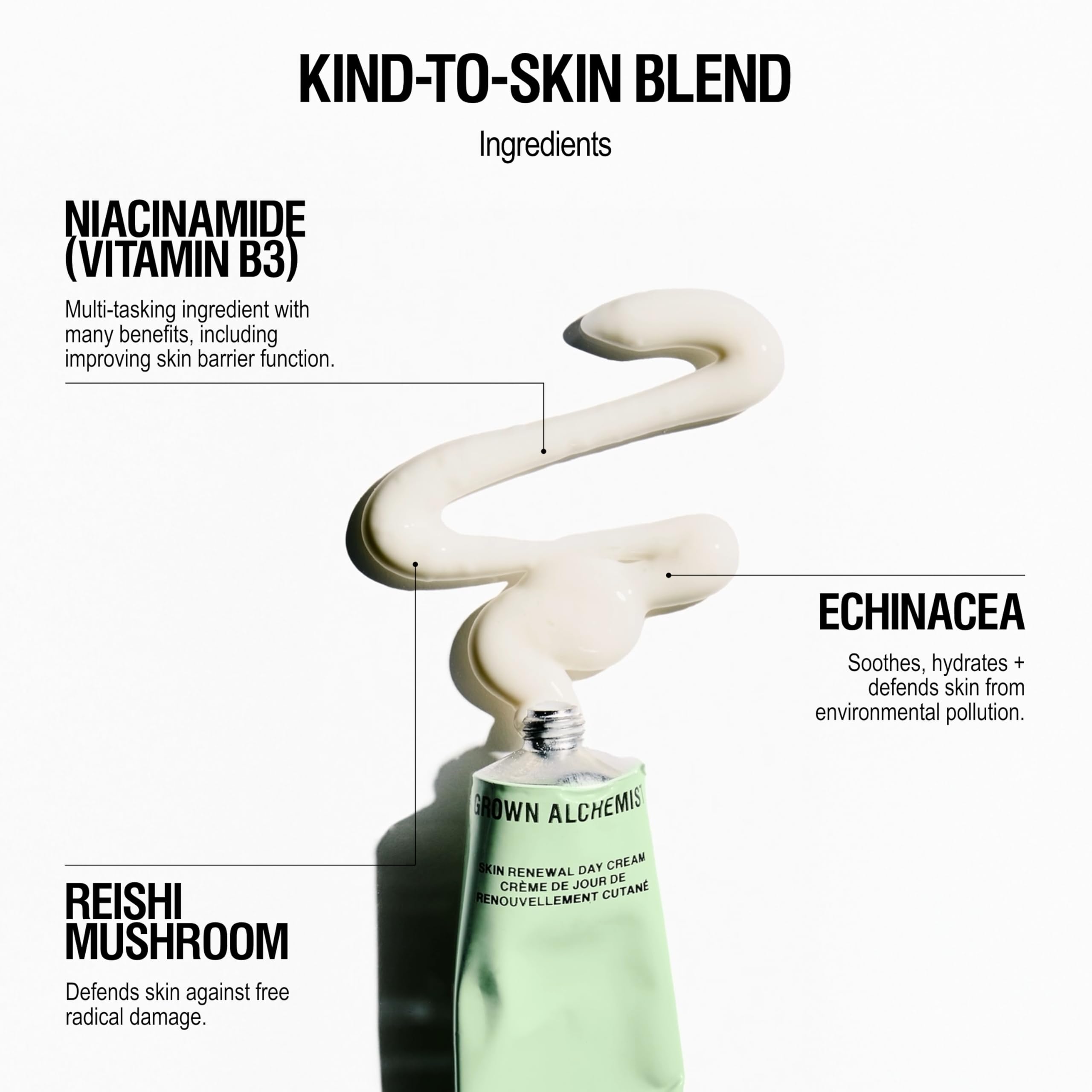 Moringa peptides in Grown Alchemist Day Cream provide lasting hydration