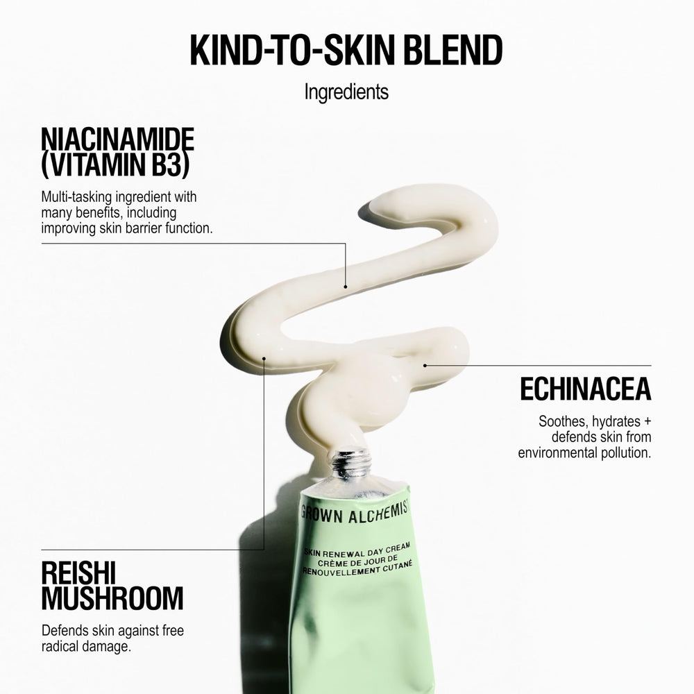 Moringa peptides in Grown Alchemist Day Cream provide lasting hydration