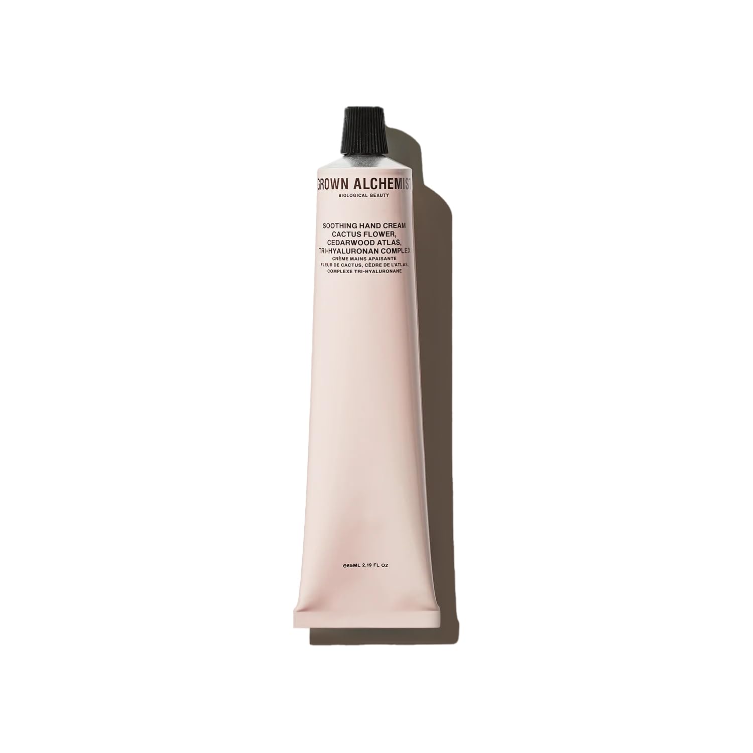 Grown Alchemist soothing hand cream with cactus flower focus, deeply hydrating and non-greasy