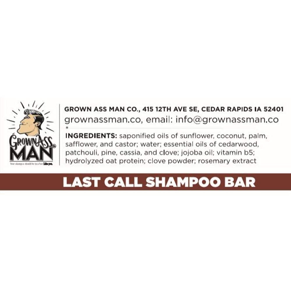 Grown Ass Man Co. solid shampoo bar gift-ready six-pack option