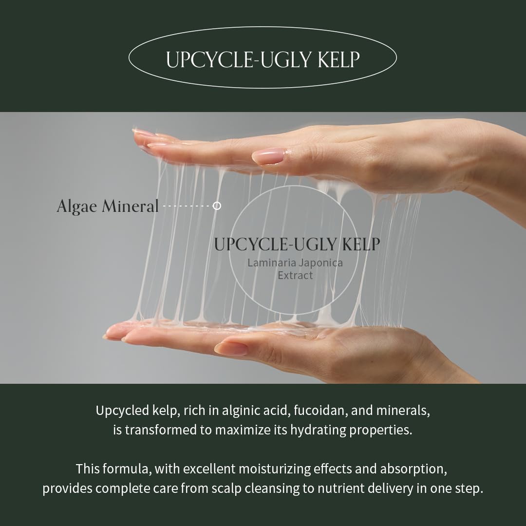 GROWUS Algae Therapy silicone-free formula keeps hair light and manageable