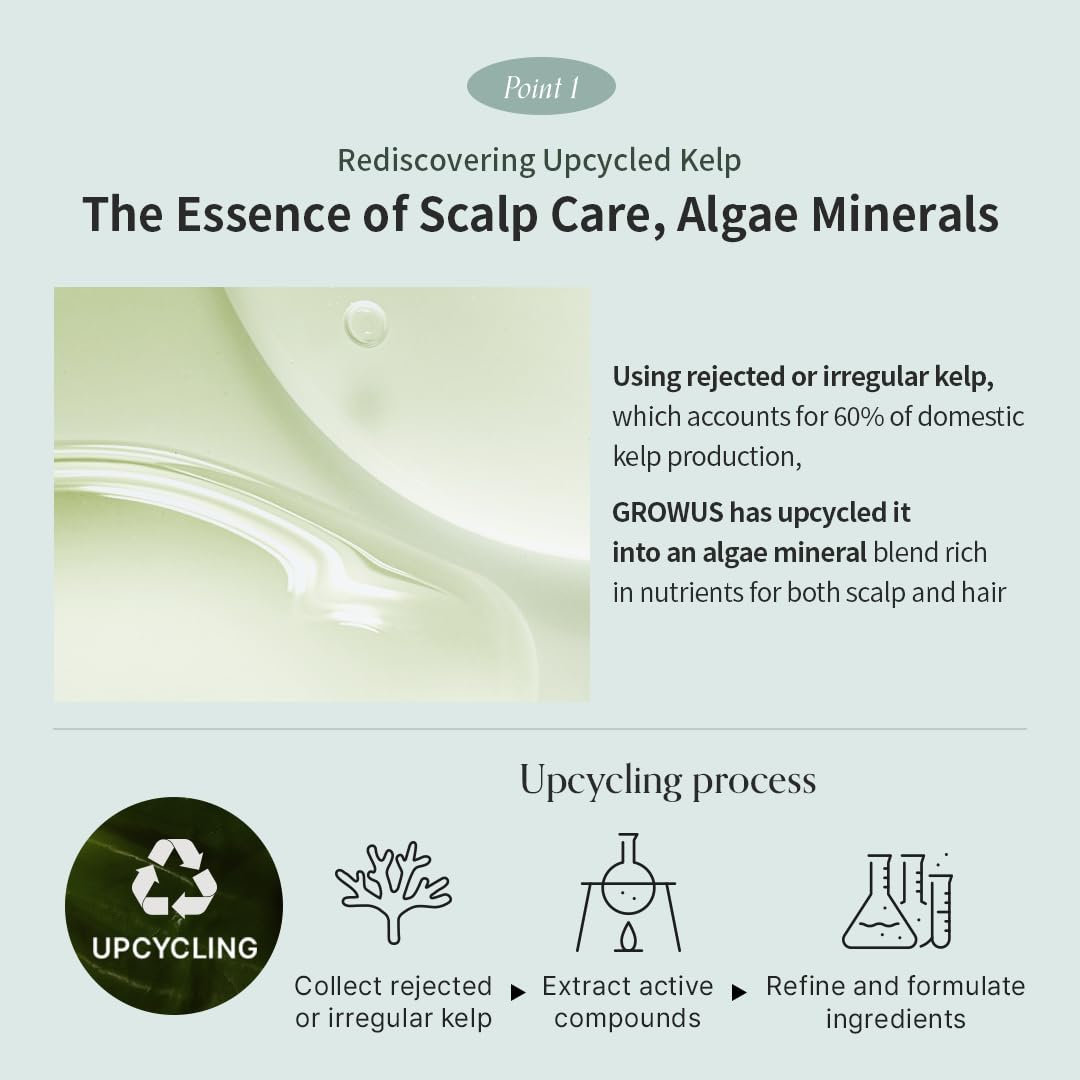 GROWUS Algae Therapy with Sweet Green Muscat scent for pleasant aroma
