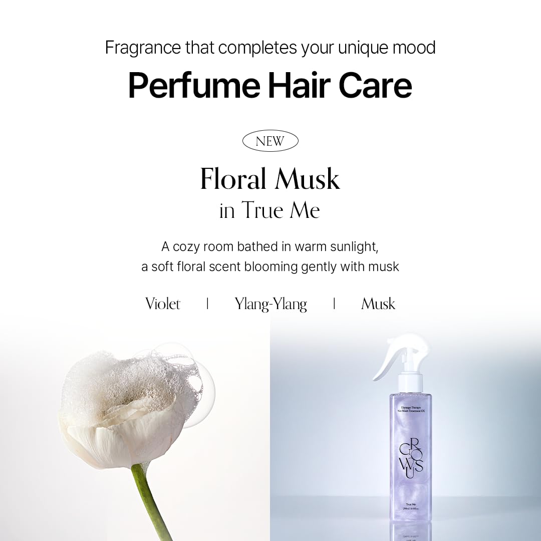 GROWUS Damage Therapy application on damp hair for even coverage
