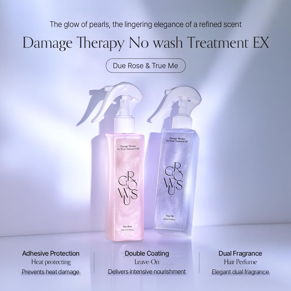 GROWUS Damage Therapy leave-in serum for easy, rinse-free styling